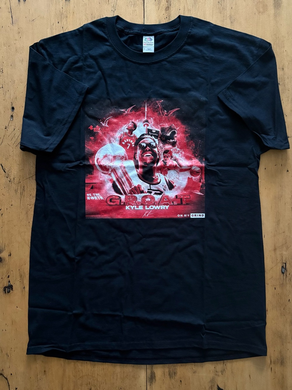 Men’s Kyle Lowry Raptors Toronto Graphic T-shirt US L New in bag
